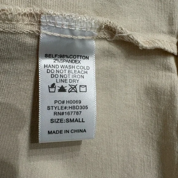 Hunter and Brown Stylish Cream Button-Down Dress - Picture 8 of 8